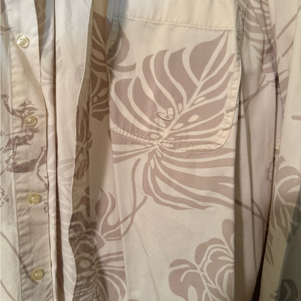 Roper Cream Patterned Button-Up Shirt - Picture 4 of 4